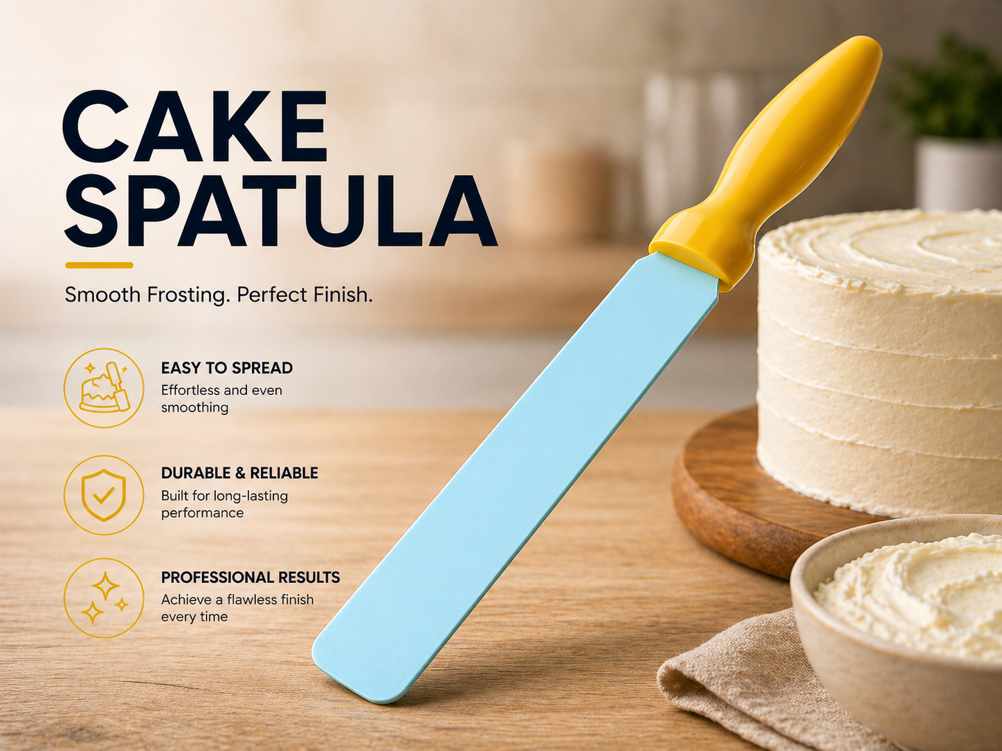 Pasta Krema Sıvası · Pürüzsüz Yüzey Aleti (3D Baskı)